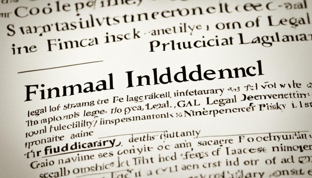 financial independence legal definition