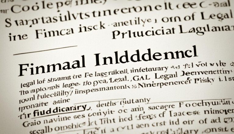 financial independence legal definition
