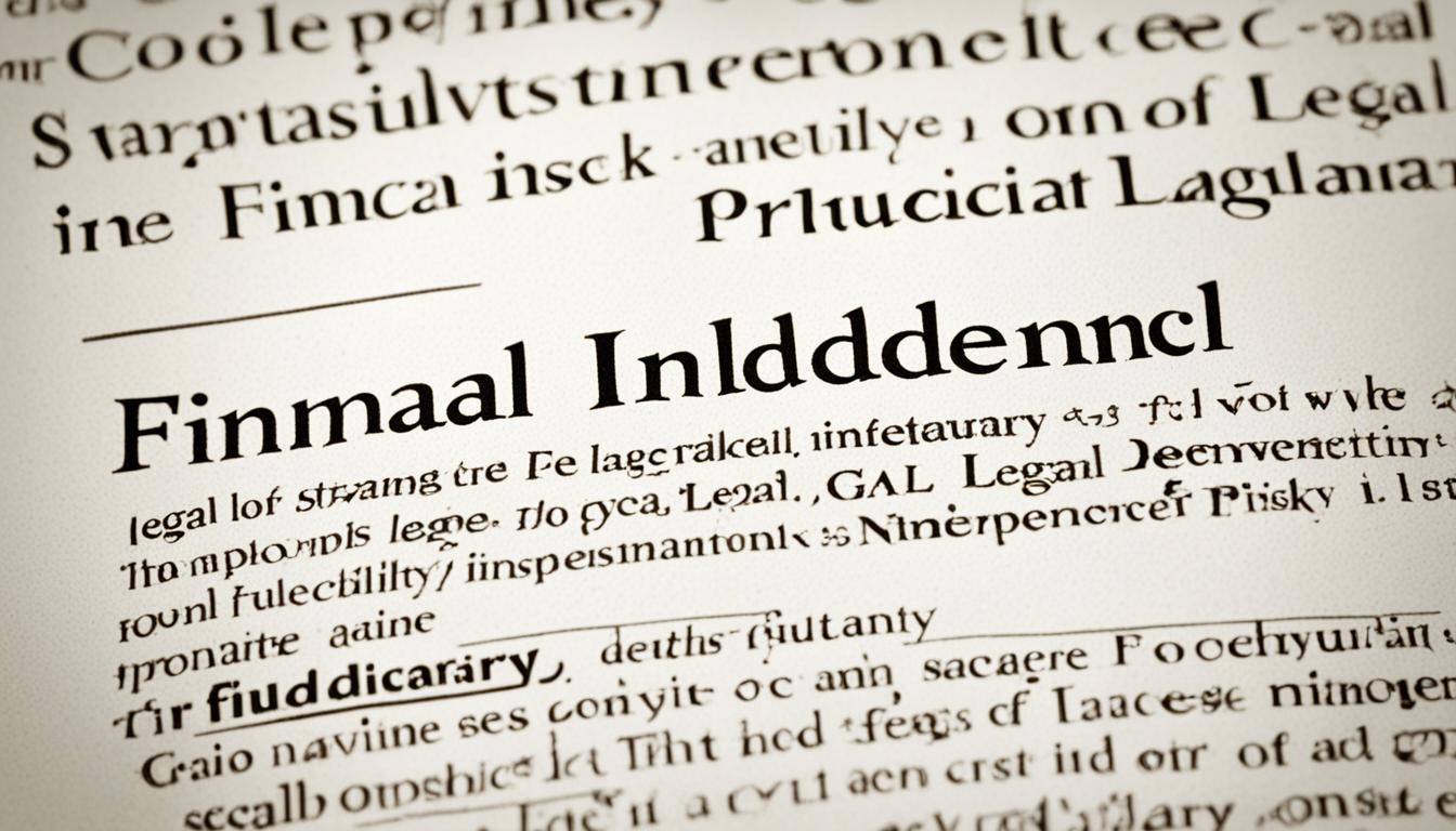 financial independence legal definition